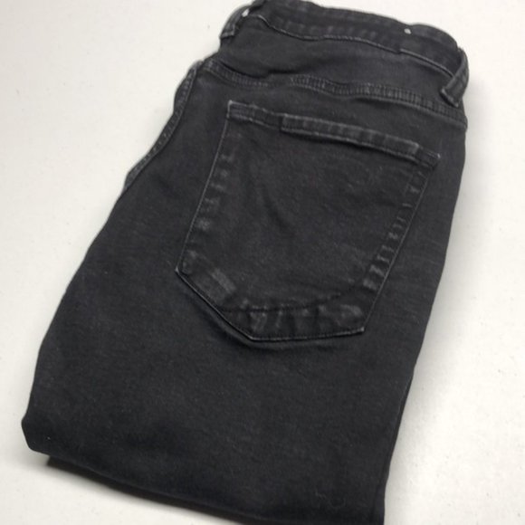 LIKE NEW PAPER DENIM & CLOTH BLACK STRAIGHT JEANS 30x32 😎 - Picture 1 of 14